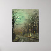 John Atkinson Grimshaw - De samenzwering Canvas Afdruk (Voorkant)