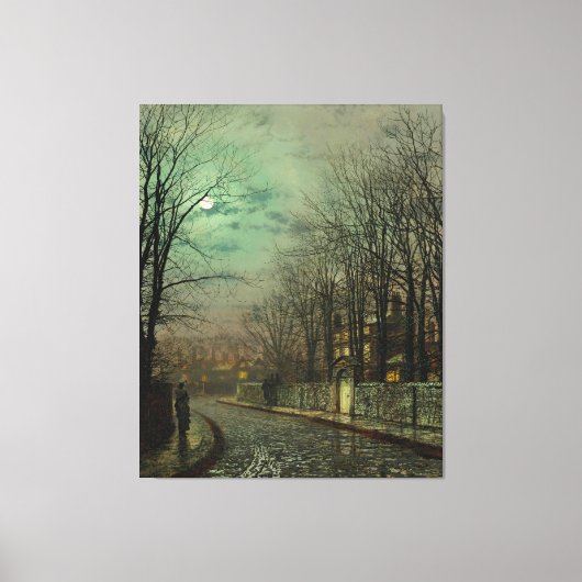 John Atkinson Grimshaw - De samenzwering Canvas Afdruk (Voorkant)