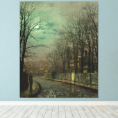 John Atkinson Grimshaw - De samenzwering Canvas Afdruk (Insitu (Houten vloer))