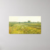 John Atkinson Grimshaw - Een Uitgestrekte Weidegro Canvas Afdruk (Voorkant)