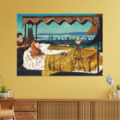 John Atkinson Grimshaw - Elaine  Canvas Afdruk (Insitu (Woonkamer))