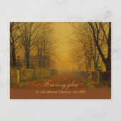 John Atkinson Grimshaw Evening Glow CC0869 Briefkaart (Voorkant)