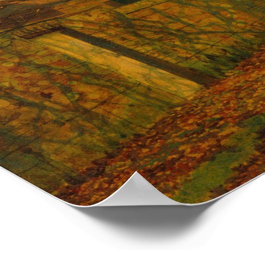 John Atkinson Grimshaw Evening Glow CC0871 Poster (Hoek)