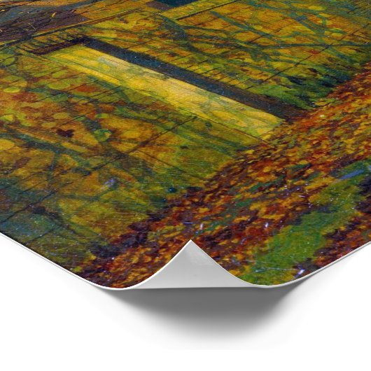 John Atkinson Grimshaw Evening Glow Poster (Hoek)