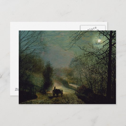 John Atkinson Grimshaw | Forge Valley Briefkaart (Voorkant / Achterkant)