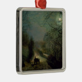 John Atkinson Grimshaw | Forge Valley Metalen Ornament (Rechts)