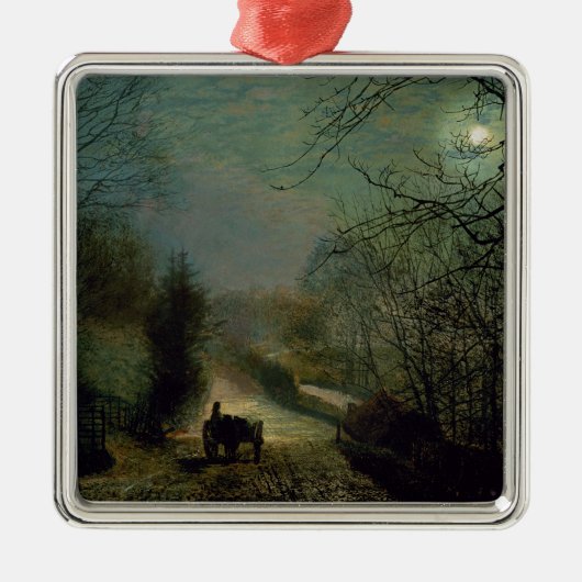 John Atkinson Grimshaw | Forge Valley Metalen Ornament (Voorkant)