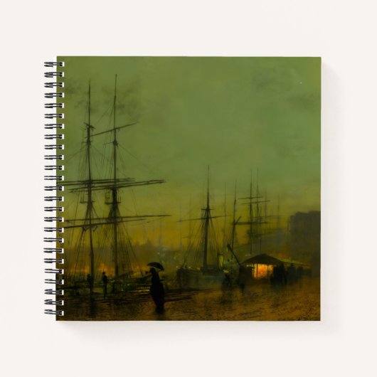 John Atkinson Grimshaw Glasgow Docks Notitieboek (Voorkant)