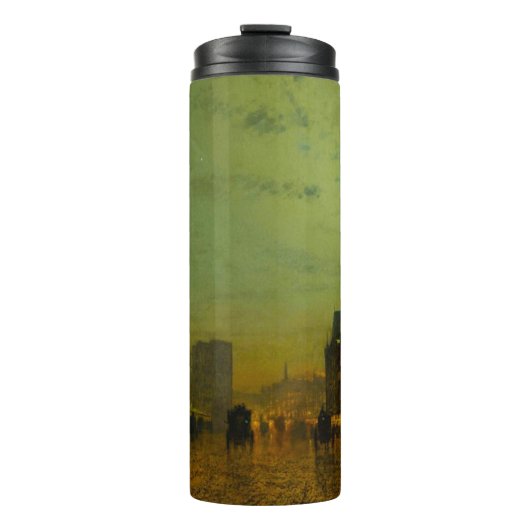 John Atkinson Grimshaw Glasgow Docks Thermosbeker (Voorkant)