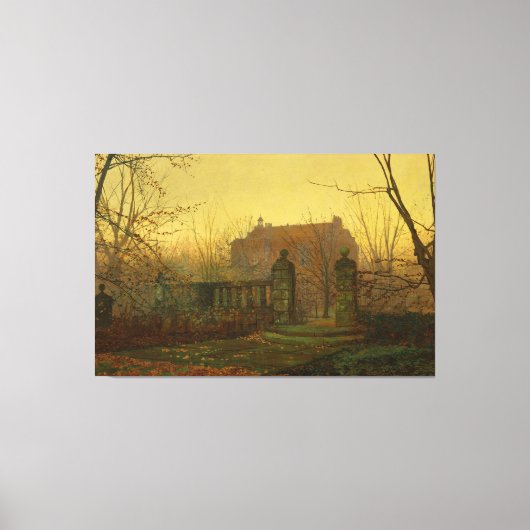 John Atkinson Grimshaw - Herfst ochtend Canvas Afdruk (Voorkant)