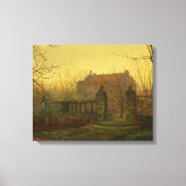 John Atkinson Grimshaw - Herfst ochtend Canvas Afdruk (Voorkant)