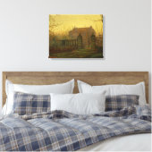 John Atkinson Grimshaw - Herfst ochtend Canvas Afdruk (Insitu (Slaapkamer))