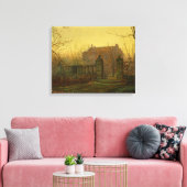 John Atkinson Grimshaw - Herfst ochtend Canvas Afdruk (Insitu (Woonkamer))
