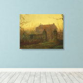 John Atkinson Grimshaw - Herfst ochtend Canvas Afdruk (Insitu (Houten vloer))