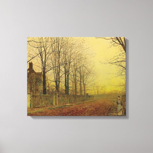 John Atkinson Grimshaw - Herfstglorie Canvas Afdruk (Voorkant)
