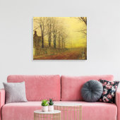John Atkinson Grimshaw - Herfstglorie Canvas Afdruk (Insitu (Woonkamer))