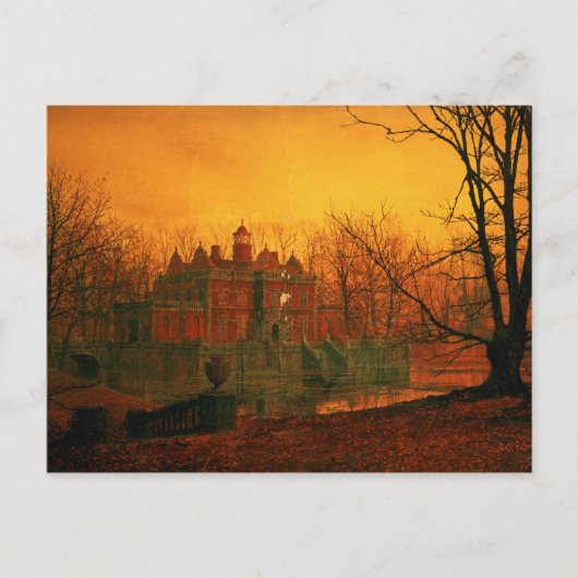 John Atkinson Grimshaw | Het spookhuis Briefkaart (Voorkant)