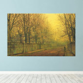 John Atkinson Grimshaw - In de gouden gloed Canvas Afdruk (Insitu (Houten vloer))