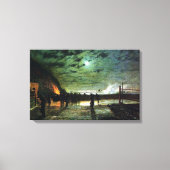 John Atkinson Grimshaw in Peril Canvas Afdruk (Voorkant)