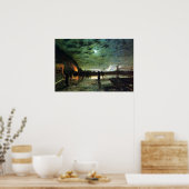 John Atkinson Grimshaw in Peril Poster (Keuken)