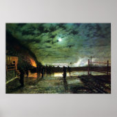 John Atkinson Grimshaw in Peril Poster (Voorkant)