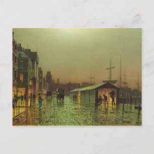 John Atkinson Grimshaw Liverpool Docks Briefkaart