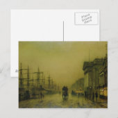 John Atkinson Grimshaw | Liverpool Docks Customs H Briefkaart (Voorkant / Achterkant)