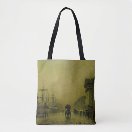 John Atkinson Grimshaw | Liverpool Docks Customs H Tote Bag (Voorkant)