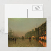 John Atkinson Grimshaw-Liverpool uit Wapping Briefkaart (Voorkant / Achterkant)
