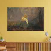 John Atkinson Grimshaw - Midzomernacht of Iris Canvas Afdruk (Insitu (Woonkamer))
