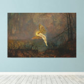 John Atkinson Grimshaw - Midzomernacht of Iris Canvas Afdruk (Insitu (Houten vloer))