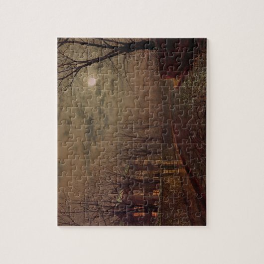 John Atkinson Grimshaw | Moonlit Street Scene, 188 Legpuzzel (Verticaal)