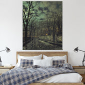 John Atkinson Grimshaw - November Canvas Afdruk (Insitu (Slaapkamer))