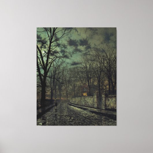 John Atkinson Grimshaw - November Canvas Afdruk (Voorkant)