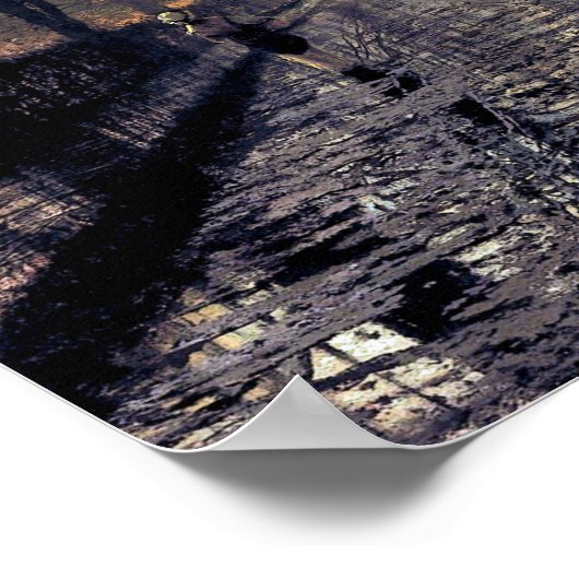 John Atkinson Grimshaw november Poster (Hoek)