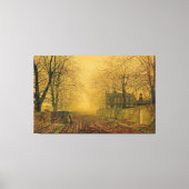 John Atkinson Grimshaw - Onder de Beuken Canvas Afdruk (Voorkant)
