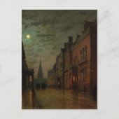 John Atkinson Grimshaw-Park Row, Leeds Briefkaart (Voorkant)