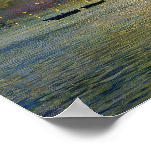 John Atkinson Grimshaw Reflecteert op de Theems Poster (Hoek)