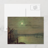 John Atkinson Grimshaw | Southwark Bridge, 1882 o Briefkaart (Voorkant / Achterkant)