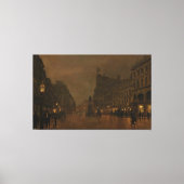 John Atkinson Grimshaw - St Anne's Square en Exch Canvas Afdruk (Voorkant)