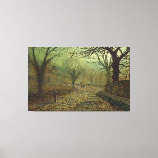 John Atkinson Grimshaw - Stapleton Park, near Pont Canvas Afdruk (Voorkant)