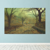 John Atkinson Grimshaw - Stapleton Park, near Pont Canvas Afdruk (Insitu (Houten vloer))