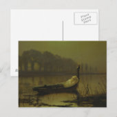 John Atkinson Grimshaw - The Lady of Shalott Briefkaart (Voorkant / Achterkant)