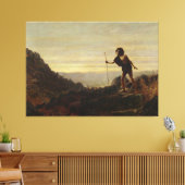 John Atkinson Grimshaw - The Parable of the Lost  Canvas Afdruk (Insitu (Woonkamer))