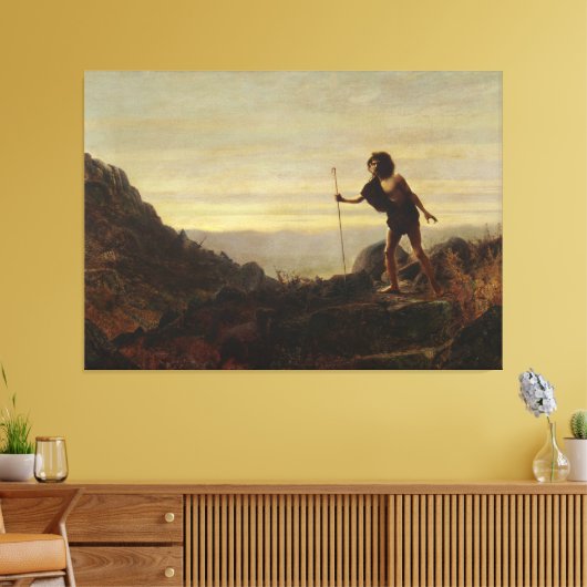 John Atkinson Grimshaw - The Parable of the Lost  Canvas Afdruk (Insitu (Woonkamer))