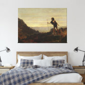 John Atkinson Grimshaw - The Parable of the Lost  Canvas Afdruk (Insitu (Slaapkamer))