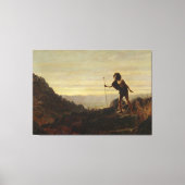 John Atkinson Grimshaw - The Parable of the Lost  Canvas Afdruk (Voorkant)