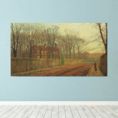 John Atkinson Grimshaw - The Rookery Canvas Afdruk (Insitu (Houten vloer))