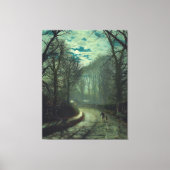 John Atkinson Grimshaw - Thuis aankomen Canvas Afdruk (Voorkant)