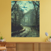 John Atkinson Grimshaw - Thuis aankomen Canvas Afdruk (Insitu (Woonkamer))